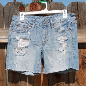 Denim shorts